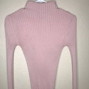 Long Sleeve Mauve Turtle Neck